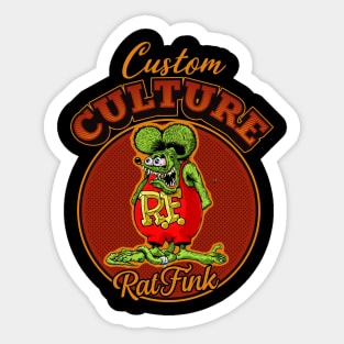 Custom Culture Rat Fink Sticker